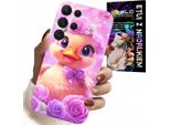Etui Per Samsung Galaxy S23 Ultra - Dolce Paperino, Paperino Su Sfondo Rosa