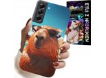 Custodia Per Samsung Galaxy S22 - Dolce Capibara, Custodia Capibara + Vetro