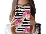 Etui Per Samsung Galaxy S22 Ultra - Fiori In Bianco E Nero Disegni Di Passaggio