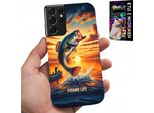 Etui Per Samsung Galaxy S21 Ultra - Caso Di Pesca +Fole
