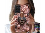 Etui Per Samsung Galaxy S21 Ultra - Custodia Da Donna Dollar Design Heart + File
