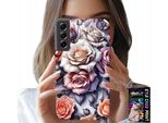 Custodia Per Samsung Galaxy S22 Plus - Design Floreale Rosa Fiori Custodia