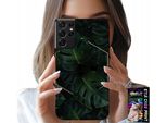 Etui Per Samsung Galaxy S21 Ultra - Eleganti Foglie Design Moderno Della Custodia