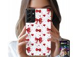 Etui Per Samsung Galaxy S21 Ultra - Rosso Maniche Design Moderno