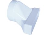 Adattatore Da Condotto Piatto A Condotto Rotondo Pvc Piatto 60-204