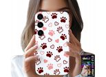 Custodia Per Samsung Galaxy S23 - Zampe Di Cane Su Sfondo Bianco, Cane, Gatto, Orso