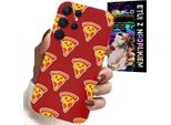 Etui Per Samsung Galaxy S22 Ultra - Pizza Vibraria Su Sfondo Rosso