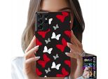 Etui Per Samsung Galaxy S21 Ultra - Custodia Rossa/Bianca, Modelli