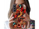 Custodia Per Samsung Galaxy S21 - Lei È Rara, Girasoli, Fiori, Farfalle