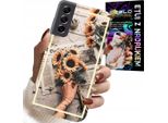 Custodia Per Samsung Galaxy S22 Plus - Motivo Floreale Girasole Sunflower