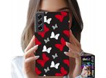 Custodia Per Samsung Galaxy S22 - Fiocchi Di Topo Rossi E Bianchi, Design