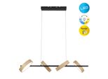 NÄVe Led Pendelleuchte "Tessa", Beige (Natur), 4, Ø 23Cm H: 150Cm, 1 Stk., Leuchten, Dimmbar Per Touch, Inkl. Cct-Funktion, Warmweiß/Neutralweiß/Kaltweiß, Led Pendelleuchte