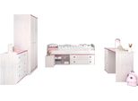 Jugendzimmer-Set PARISOT Smoozy, weiß, Schlafzimmermöbel-Sets