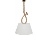 NÄVe Pendelleuchte "Rope", Beige (Natur), 1, Leuchten, Exkl. 1X E27 Max. 40W,Juteseil, Pendelleuchte
