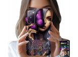 Custodia Per Samsung Galaxy S20 Fe - Anti Social Butterfly Pink Butterfly + Vetro