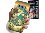 Custodia Per Samsung Galaxy S10E - Segno Zodiacale, Pesci Astronomia + Lamina