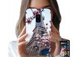 Custodia Per Samsung Galaxy S9 Plus - Parigi Torre Eiffel Bei Luoghi Indietro