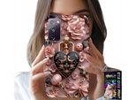 Custodia Per Samsung Galaxy S20 Fe - Design Femminile Custodia A Cuore Con Lucchetto + Vetro
