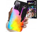 Custodia Per Samsung Galaxy S20 Lite - Motivi Colorati Arcobaleno, Vernice + Lamina