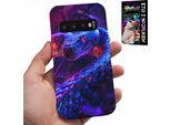 Custodia Per Samsung Galaxy S10 Plus - Serpente Cobra Serpente A Sonagli Custodia Rettile + Pellicola