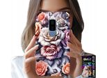 Custodia Per Samsung Galaxy S9 Plus - Design Floreale Rosa Fiori Custodia
