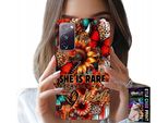 Custodia Per Samsung Galaxy S20 Lite - Lei È Rara, Girasoli, Fiori, Farfalle