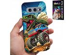 Custodia Per Samsung Galaxy S10E -Dinosauro In Monstertruck Disegni Per Bambini
