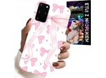 Custodia Per Samsung Galaxy S20 Plus - Custodia Con Nastri Rosa E Disegni Di Moda