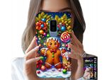 Custodia Per Samsung Galaxy S9 Plus - Pan Di Zenzero, Disegni Natalizi Caramellati + Foglio Di Alluminio