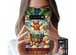 Custodia Per Samsung Galaxy S10 Plus - Disegni Natalizi Pan Di Zenzero + Lamina