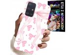 Custodia Per Samsung Galaxy M31S - Custodia Con Nastri Rosa E Disegni Di Moda