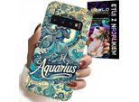 Custodia Per Samsung Galaxy S10 - Segno Zodiacale, Acquario, Retro Astronomico