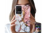 Etule Per Samsung Galaxy S20 Ultra - Rosa Bianco Marmurale, Design In Pietra