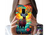 Custodia Per Samsung Galaxy S9 Plus - Disegni Colorati Cervi Alci Animali Della Foresta