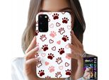 Custodia Per Samsung Galaxy S20 - Zampe Di Cane Su Sfondo Bianco, Cane, Gatto, Orso