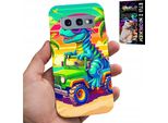 Custodia Per Samsung Galaxy S10E - Dinosauro In Un Camion Per Bambini