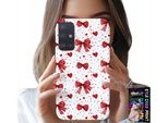 Custodia Per Samsung Galaxy A71 - Nastri Rossi Disegni Di Moda