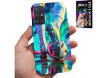 Custodia Per Samsung Galaxy A71 - Giocatori Di Calcio + Vetro