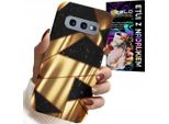 Custodia Per Samsung Galaxy S10E - Design Elegante Oro + Pellicola Idro