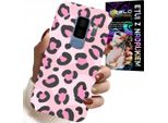 Custodia Per Samsung Galaxy S9 Plus - Rosa Leopardata Da Donna