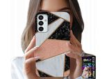 Custodia Per Samsung Galaxy M13 4G - Elegante Design Alla Moda + Vetro