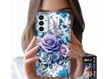 Custodia Per Samsung Galaxy M13 4G - Motivi Floreali Rose Custodia + Vetro