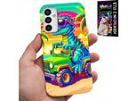 Custodia Per Samsung Galaxy M23 - Dinosauro In Un Camion Per Bambini