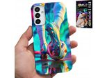 Custodia Per Samsung Galaxy M13 4G - Giocatori Di Calcio + Vetro