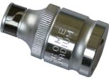 Adattatore 1/4" Esagonale Con Attacco Quadro X 1/2"" Per Chiavi A Bussola"