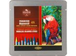 Set Di Pastelli Acquerellabili Koh-I-Noor Progresso 48 Pezzi In Scatola Di Latta