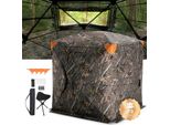 Vevor, Nascondiglio Da Caccia, Nascondiglio Da Terra Trasparente A 270°, Nascondiglio Da Cervo Pop-Up Per 2-3 Persone Per La Caccia Con Borsa Da Trasporto, Tenda Da Caccia Portatile E Resistente, Rete Trasparente Unidirezionale Per La Caccia Al Tacchino E Al Cervo