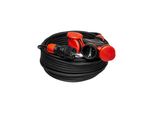 Cavo Di Prolunga Triplo 25M 250V 16A Schuko 3×2P+Z H05RR-F 3×2,5 Mm² IP44