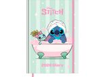 Lilo & Stitch - Diario Del Bagnetto, A5 PM12614 (21 Cm X 14,5 Cm X 2 Cm) (Verde/Rosa)