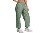 Under Armour - Pantaloni Cargo "Unstoppable Sheen"" Da Donna GT9488 (L) (Verde)"